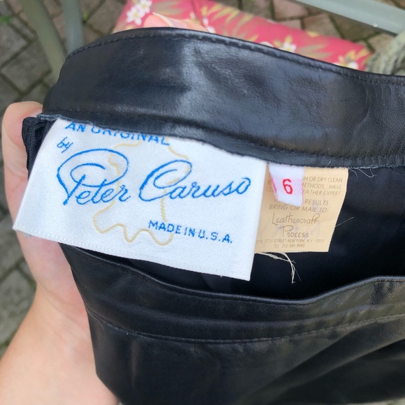 Authentic Leather Vintage Long Skirt - Picture 3 of 4